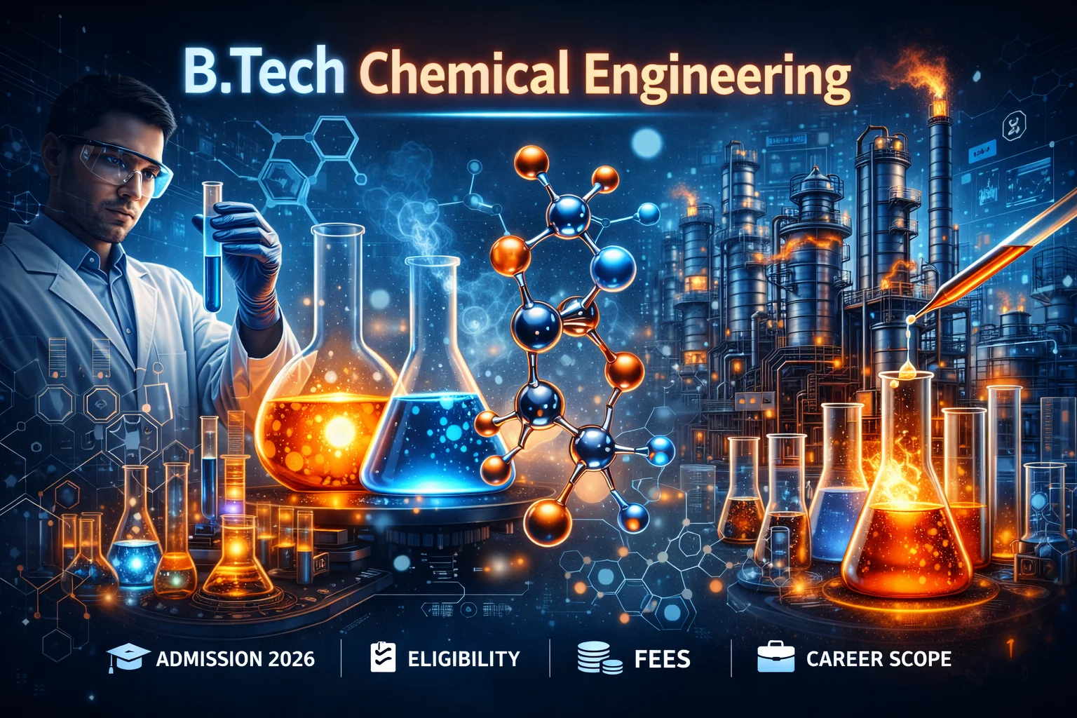 B.Tech Chemical Engineering: Course Details, Admission 2026, Eligibility, Fees and Career Scope
