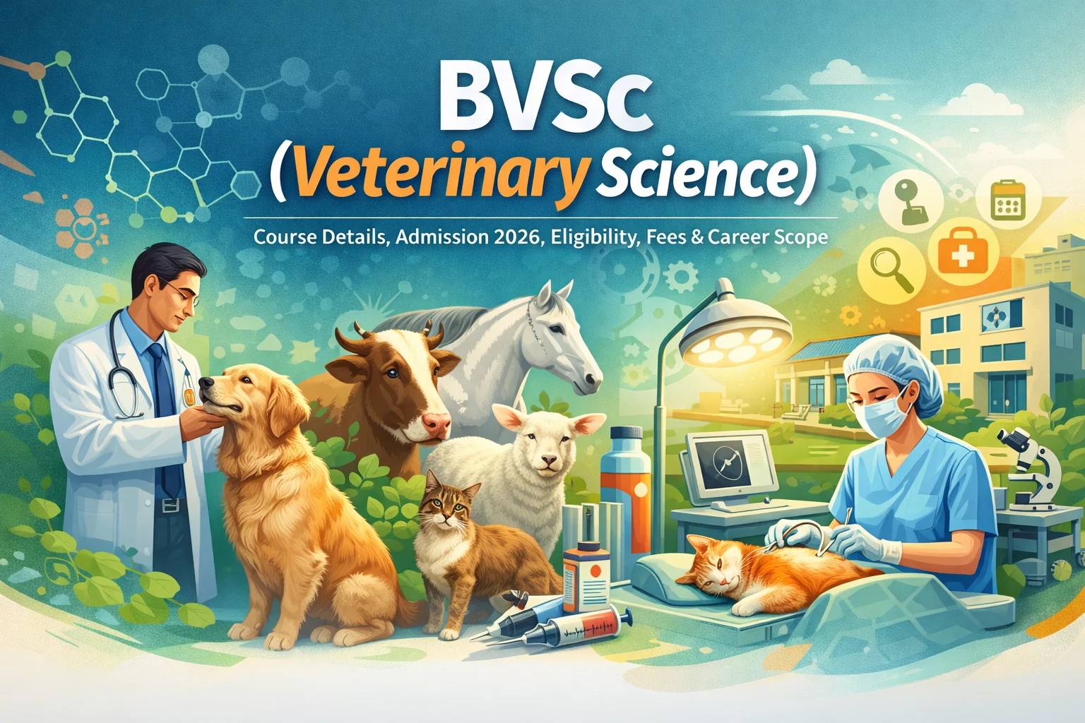 BVSc (Veterinary Science): Course Details, Admission 2026, Eligibility, Fees and Career Scope