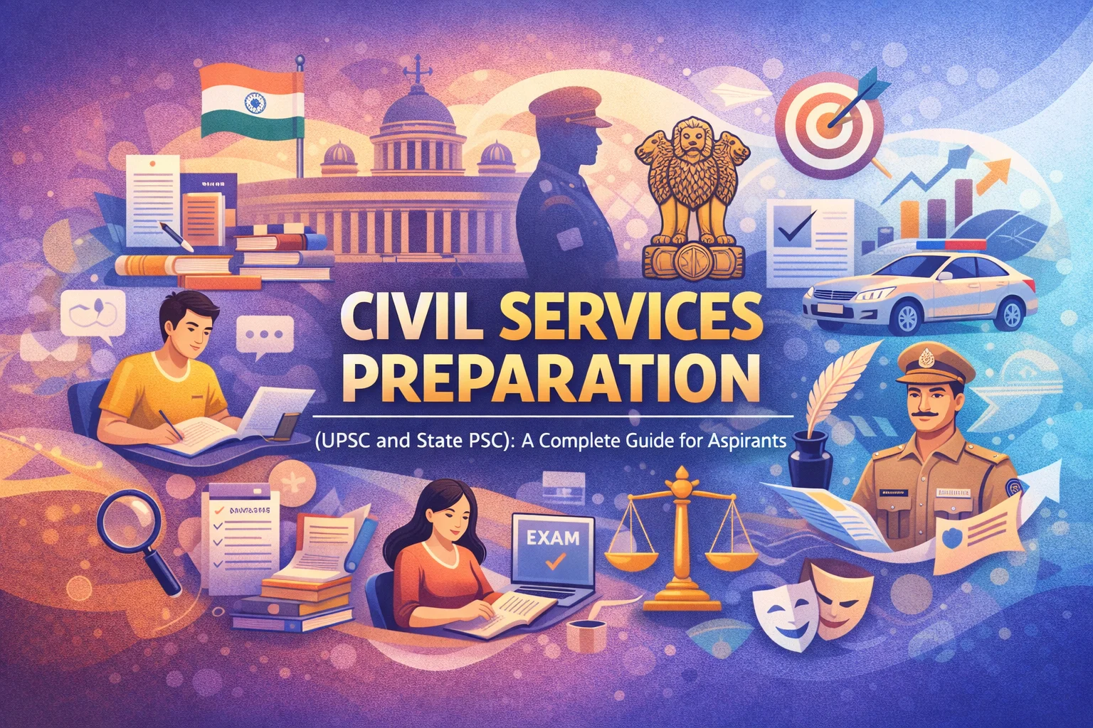 Civil Services Preparation (UPSC and State PSC): A Complete Guide for Aspirants