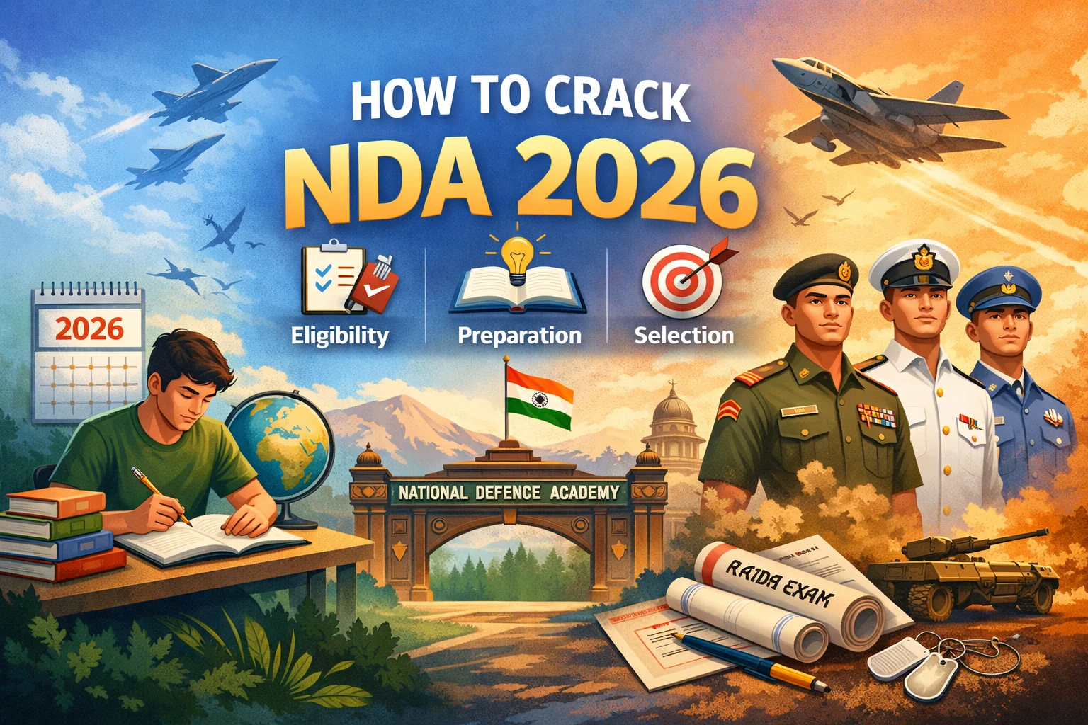 How to Crack NDA 2026: Eligibility, Preparation Strategy & Selection Process